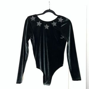 Victoria’s SECRET GLITTERY VELOUR BODYSUIT